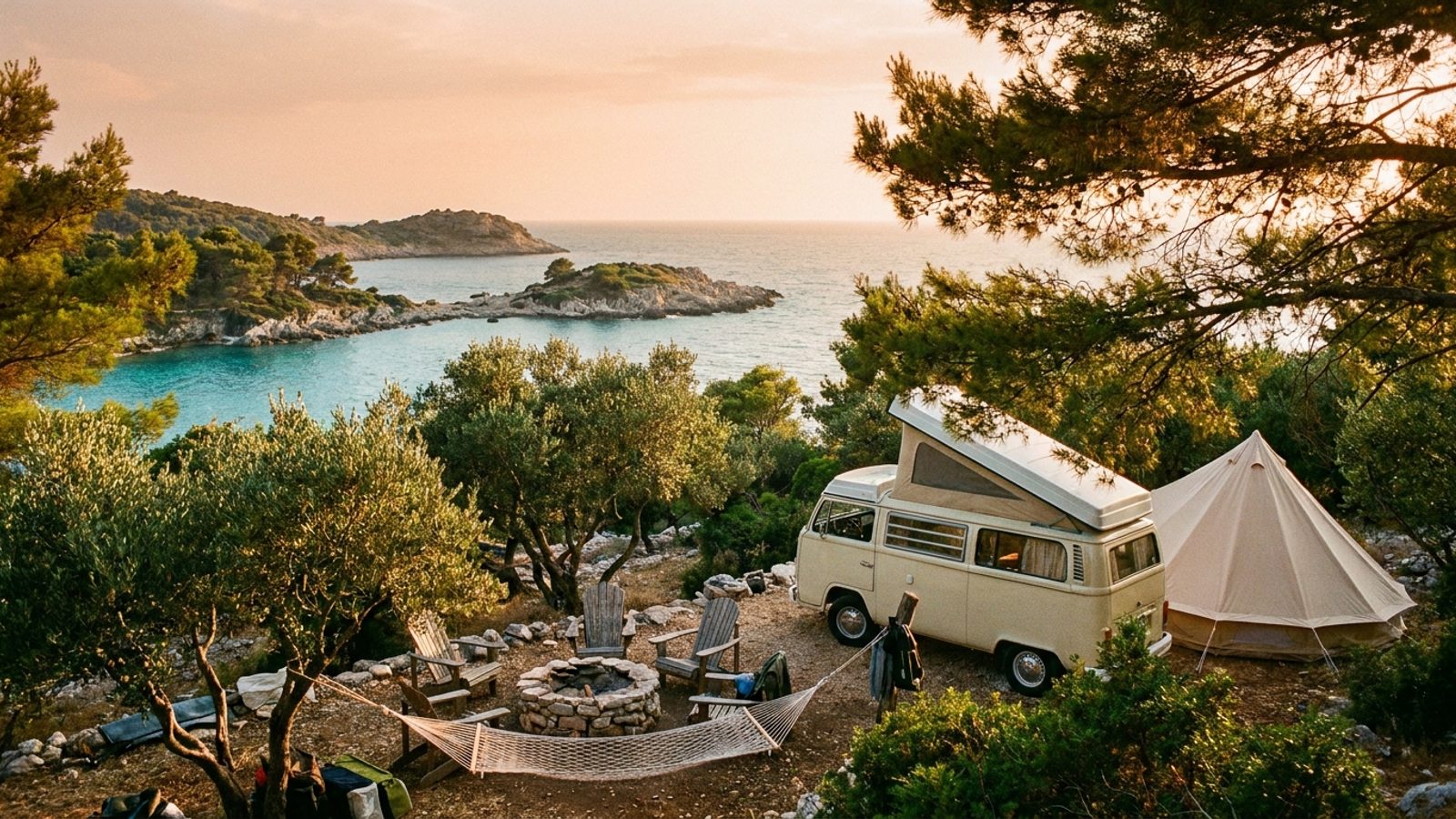 The best campsites in Dalmatia by the sea