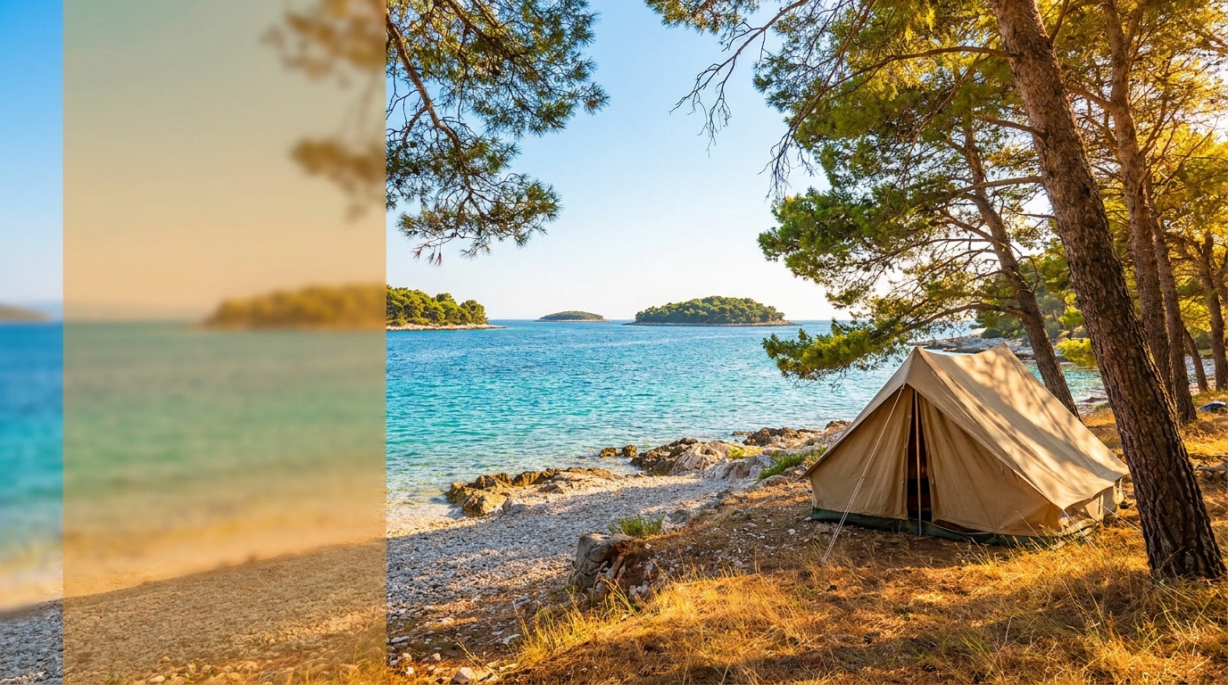 The best campsites in Dalmatia (Croatia) by reviews