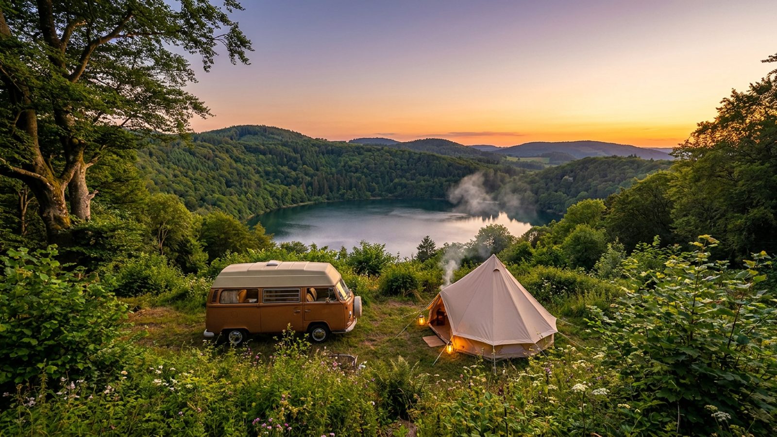The best campsites in the Eifel (Germany) by reviews