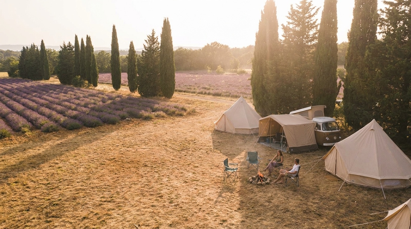 The best campsites in Provence (France) by reviews