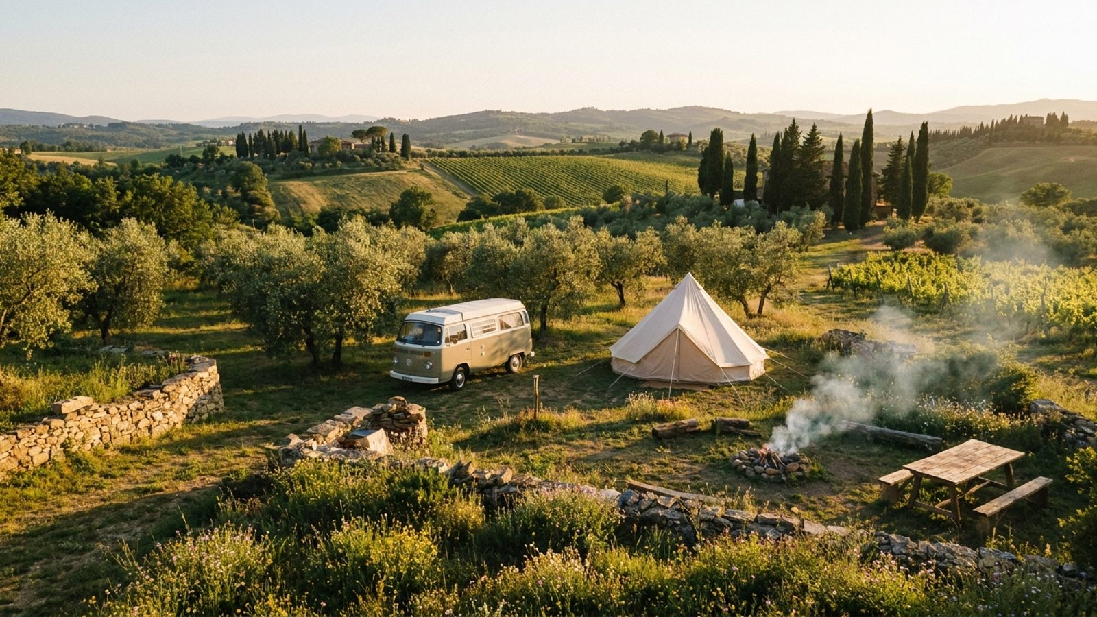 The best campsites in Tuscany small-scale & in nature