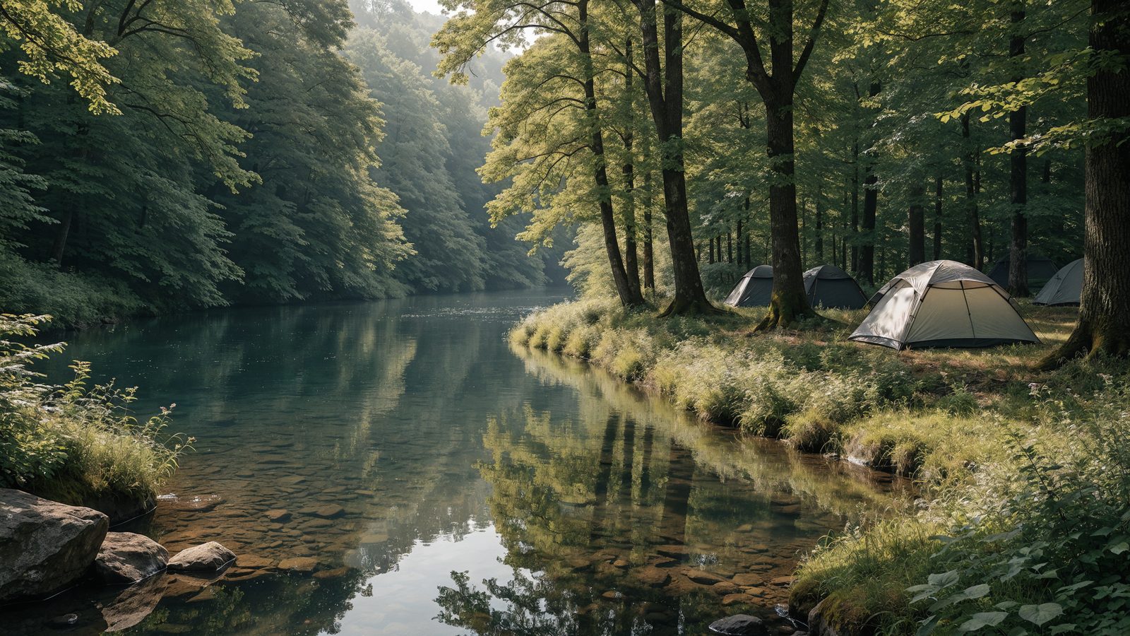 Wo campt man kühl in einer Hitzewelle? Schatten, Wasser und Höhe