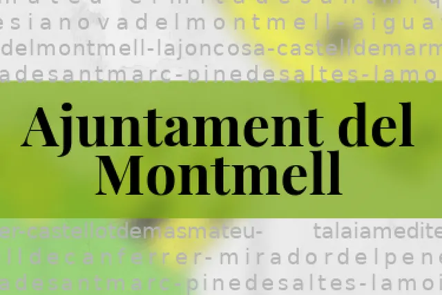 Àrea recreativa forestal del Montmell