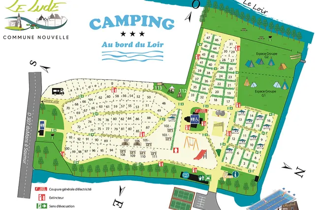 Camping Au bord de Loir