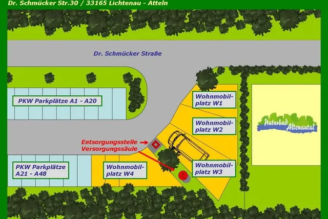 Wohnmobilstellplatz Lichtenau-Atteln