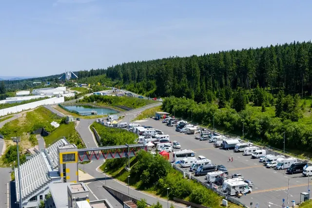 Caravanstellplatz am Biathlonstadion Oberhof