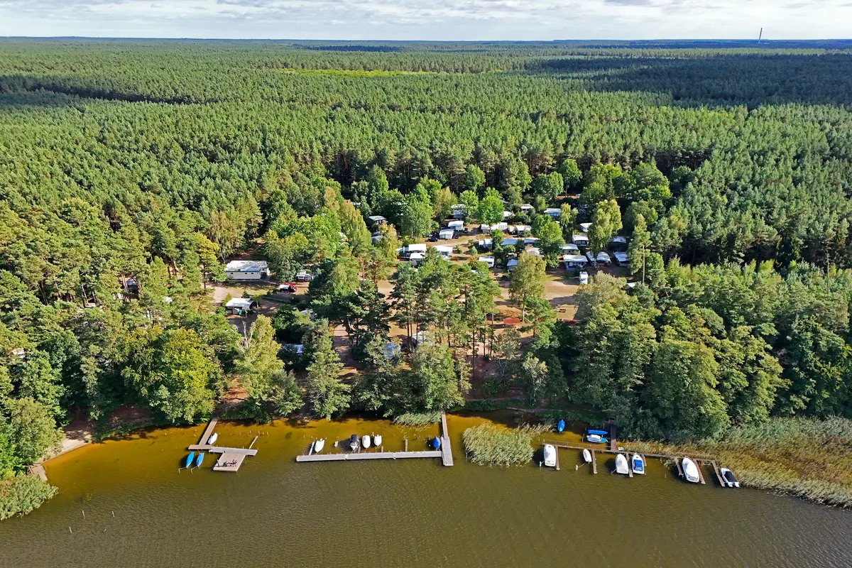 Campingplatz am großen Pälitzsee