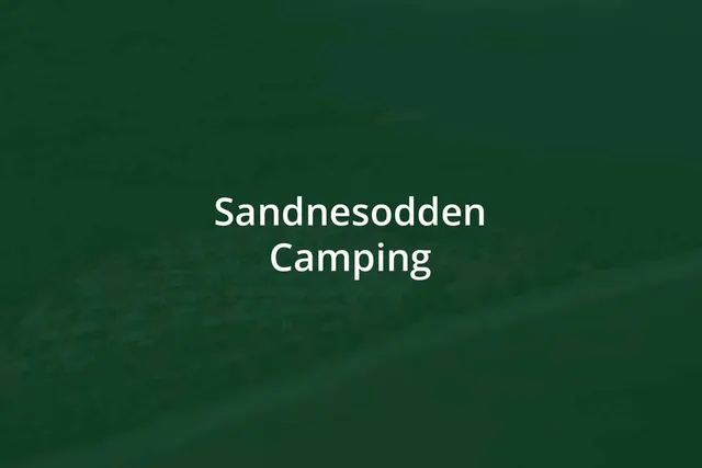 Sandnesodden Camping