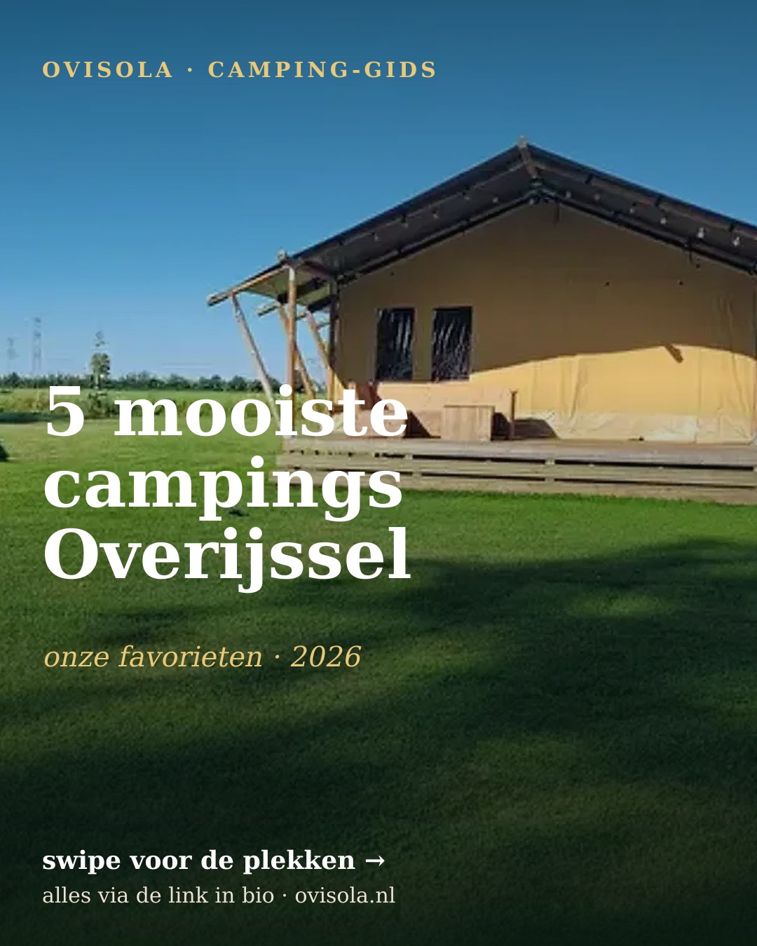 5 mooiste campings Overijssel