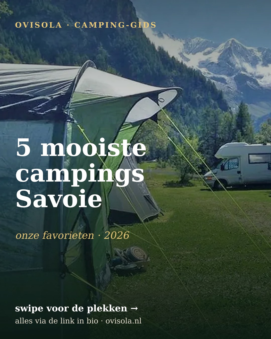 5 mooiste campings Savoie