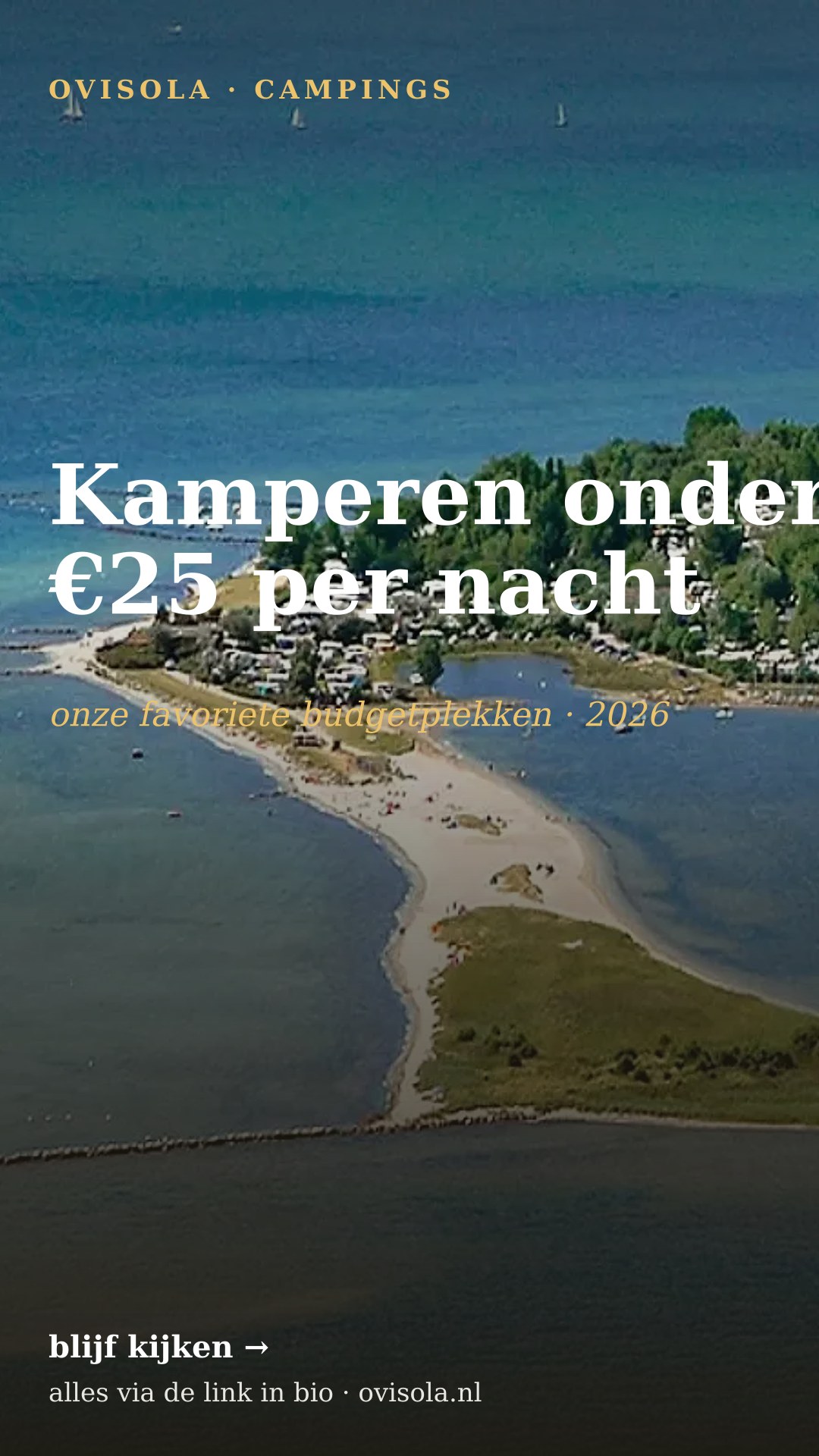 Kamperen onder €25 per nacht 💶