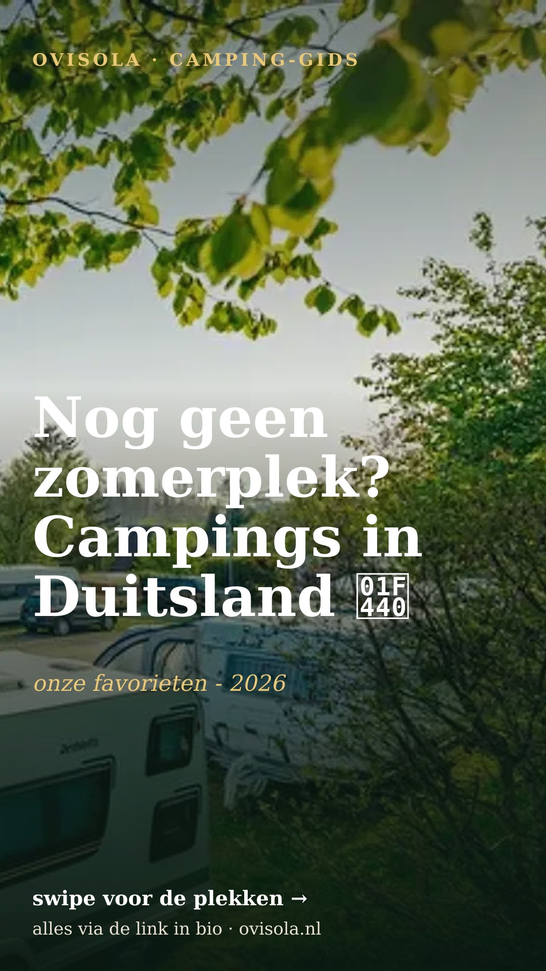 Nog geen zomerplek? Campings in Duitsland 👀
