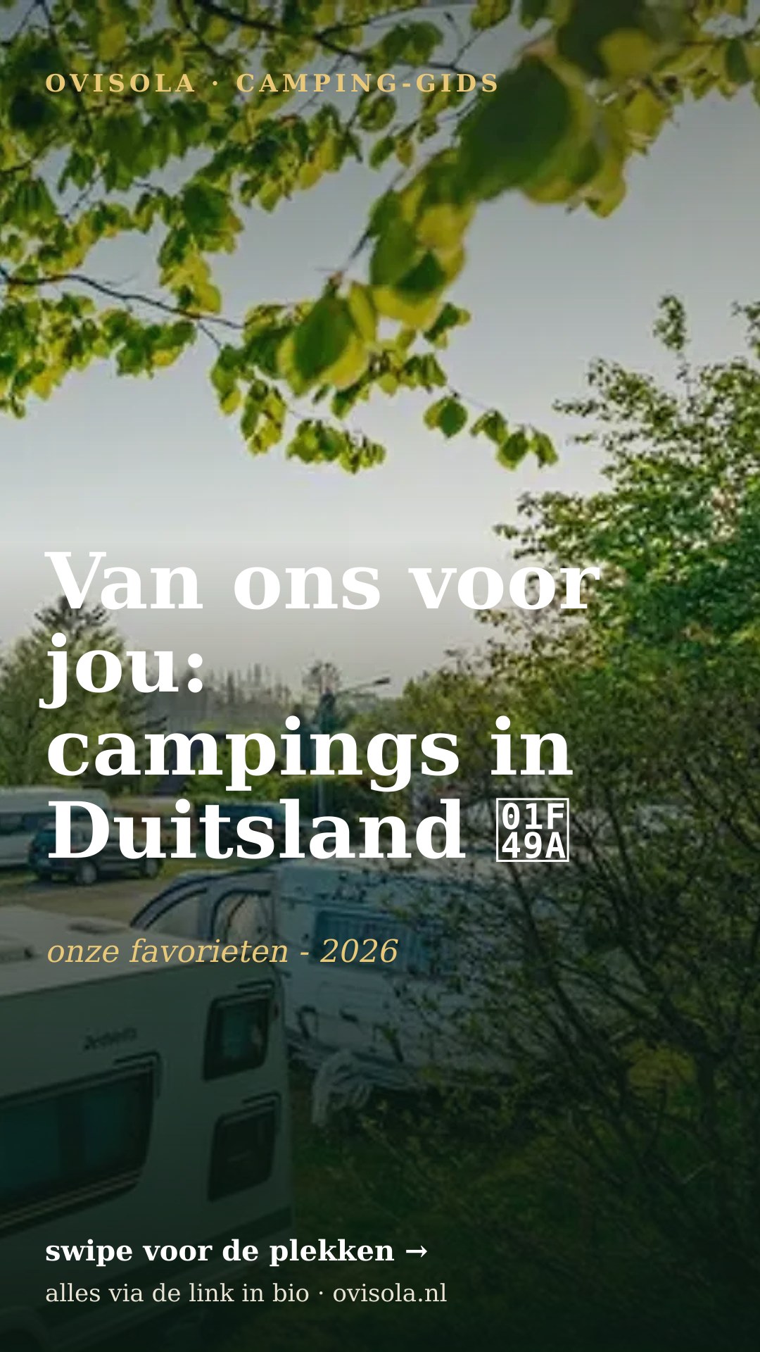 Van ons voor jou: campings in Duitsland 💚