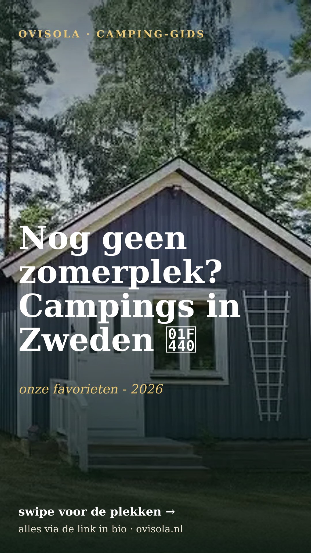 Nog geen zomerplek? Campings in Zweden 👀