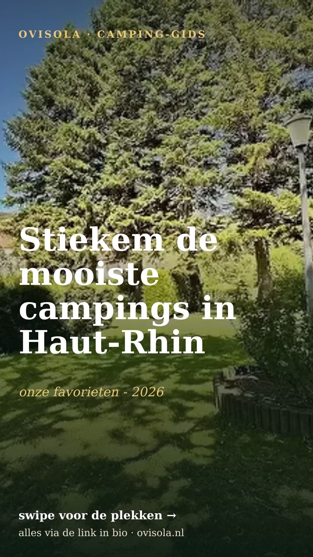Stiekem de mooiste campings in Haut-Rhin