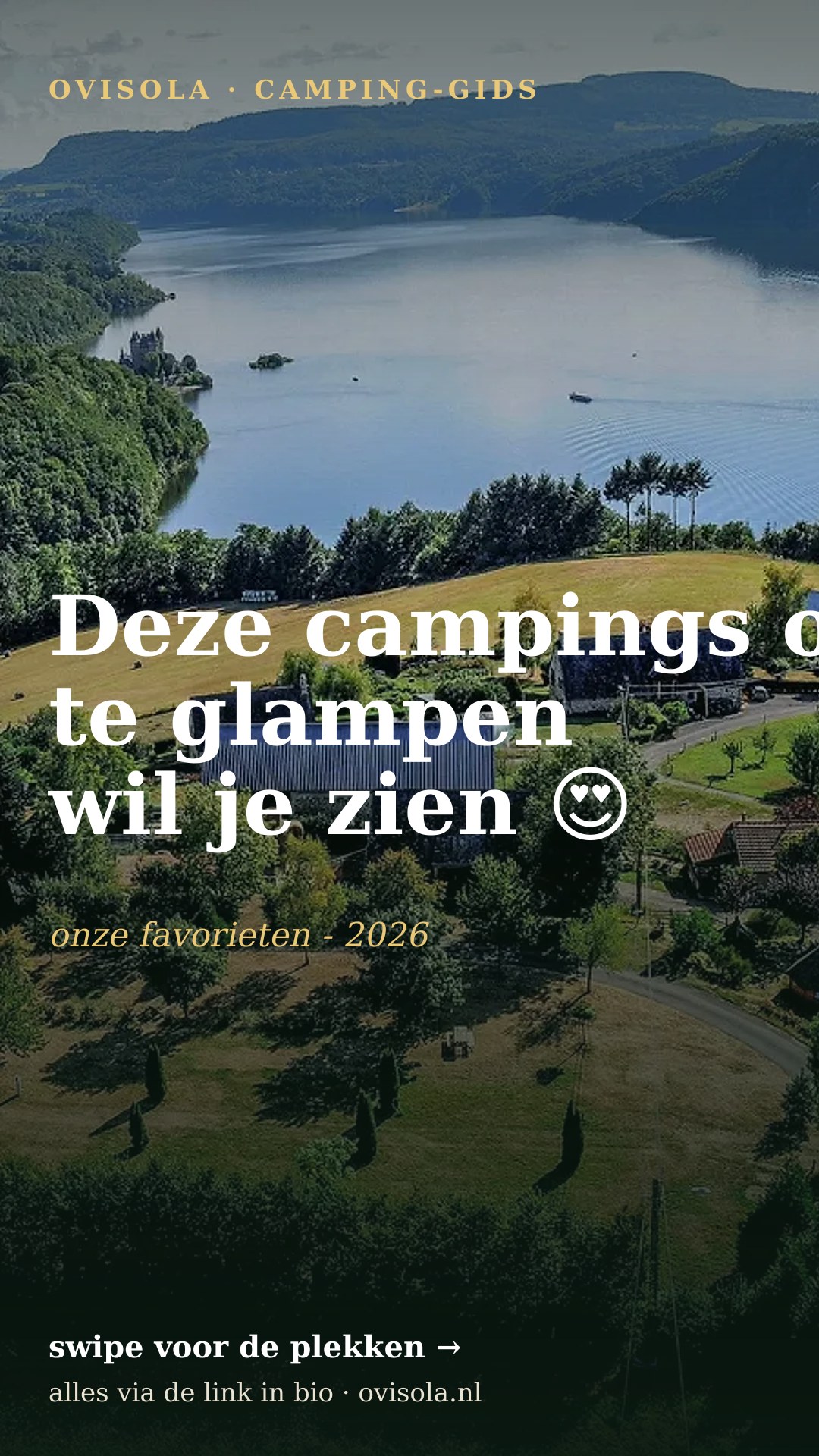 Deze campings om te glampen wil je zien 😍
