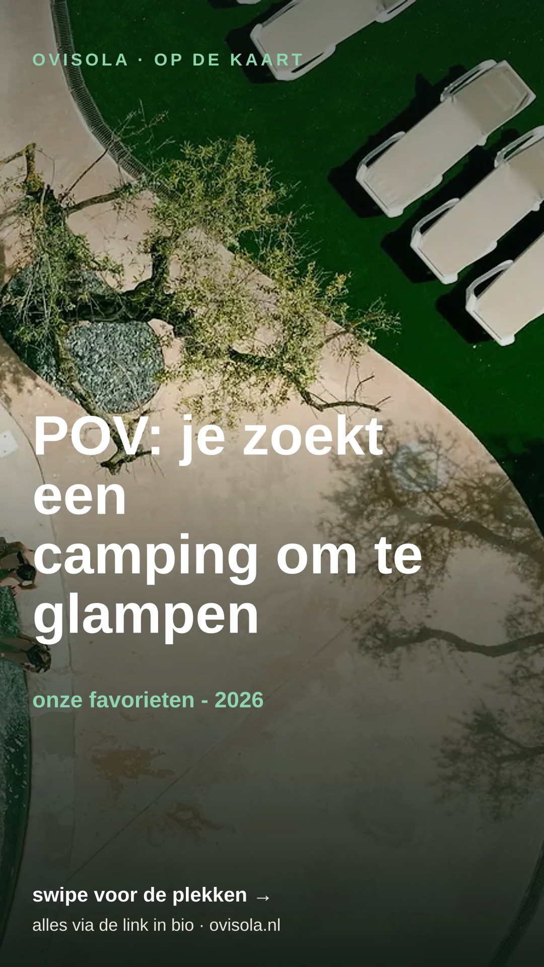 POV: je zoekt een camping om te glampen