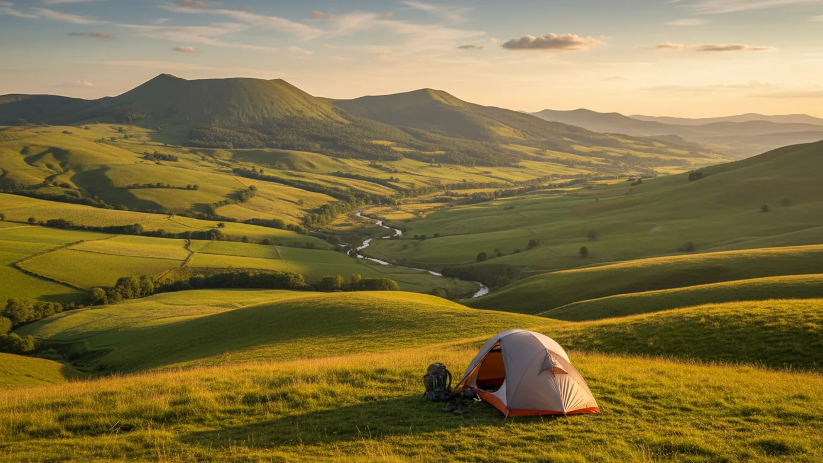 Camping in Cantal